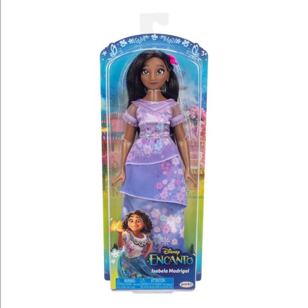 Disney Encanto Isabela Fashion Doll with Dress, Shoes & Hair Pin